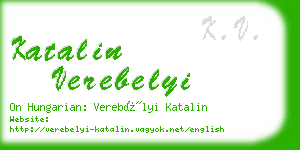 katalin verebelyi business card